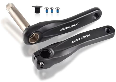 HZXQCVB 170/175mm Kurbelarme Aus Aluminiumlegierung Links Und Rechts Fahrrad-Kurbelgarnitur Integrierte GXP-Kurbelgarnitur Für Mountainbike(Without BB,170mm)