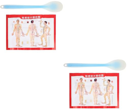 SEWOART 2 Sets Körper Gerät Stick Hand Gehalten Silikon Pads Für Akupunkturpunkt Hals Zurück Schulter