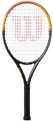 Wilson Burn Spin Jr 26 Tennis Racket, Schwarz/Orange