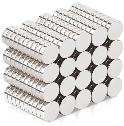 100 Stück Magnete Kleine Mini Magnete Stark 7x2mm, Neodym Magnet Extra Stark Kleine Magneten Rund Starke Magneten für Magnettafel, Kühlschrank, Handwerk, Whiteboard, Fotos, Pinnwand, Büro