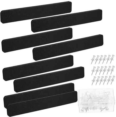 RORPOIR 8stücke Filz-pinnwandleiste Selbstklebend Für Wand Büro Memo Board Mit Filzmaterial Für Vielfältige Anlässe Leicht Anpassbar
