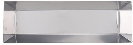 High Strength 14 Inch Stainless Steel Mud Pan, Easy to Clean, Long Lasting, Convenient Design, Versatile Use, Smoothly Drywall Tool Tray Bucket, Cement Mortar Putty Paint Mixing