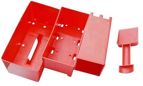 Beach Toy Set, Sand Castle Building Kit, Brick Wall Mold 4-Pack, Creative Sandbox Construction Toy, Outdoor Seaside Playpen, Ideal for Kids Summer Activity, Vacation Fun Gear