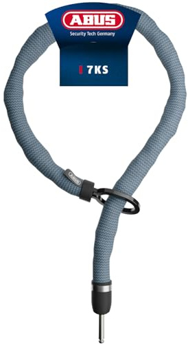 ABUS Catena inseribile ADAPTOR CHAIN Superior 7KS adatta al lucchetto per telaio o alla scatola di allarme 2.0 - catena in acciaio spessa 7 mm - lucchetto per biciclette - lunghezza 100 cm, blu