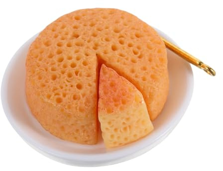 FRCOLOR Realistic Miniature Dollhouse Cake Model for DIY Scene Portable Mini Food Decoration for Dollhouse Safe No-glue Assembly Travel-friendly Collectible for Adults