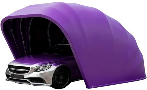 Cochera plegable para todo tipo de clima con diseño con cerradura, para protección del vehículo contra la exposición