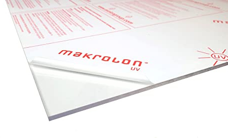Polycarbonat Platte UV transparent Exolon/Makrolon UV (3,0 mm, 750 x 680 mm)