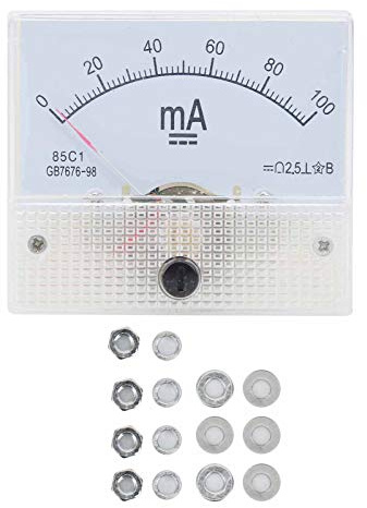85C1 DC 0~100ma Indicatore Amperometro Pannello di Corrente Analogico Amp Meter Strumento di Misurazione Della Precisione