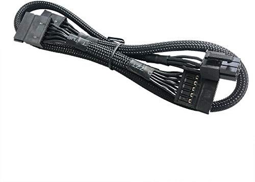 ZAHARA câble Alimentation sata modulaire 6 Broches vers 3X pour EVGA 450850 G2 B3 G3 G5 P2 B2 Cable sata