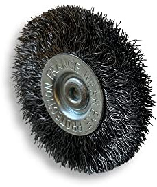 Kibros Lot 10 brosses circulaires tige Ø 50 mm acier souple 8 mm