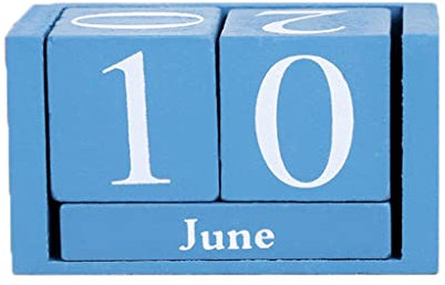 Vintage Tischkalender aus Holz Tischkalender 2023 Kleiner Tischkalender Wochenplaner Planer Agenda Büromaterial