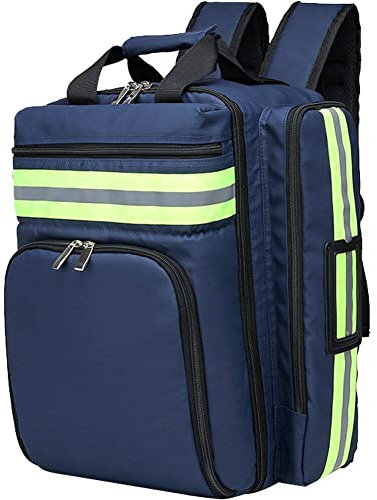 Dinntty Notfallrucksack Erste-Hilfe-Rucksack mit großer Kapazität Tragbarer Katastrophenhilfe-Rucksack Wanderrucksack für den Außenbereich