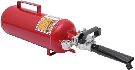 8L Reifenfüller 87-116PSI Reifen Booster PKW LKW Reifenschockfüller Reifenfüllkanone 0,8Mpa Füllbombe Inflator Reifen Airbooster Befüllhilfe für Auto (Rot)