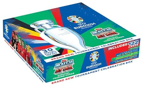 Topps Official Match Attax for 2024 European Football Championship - Tournament Box (30 Exclusive Packages)