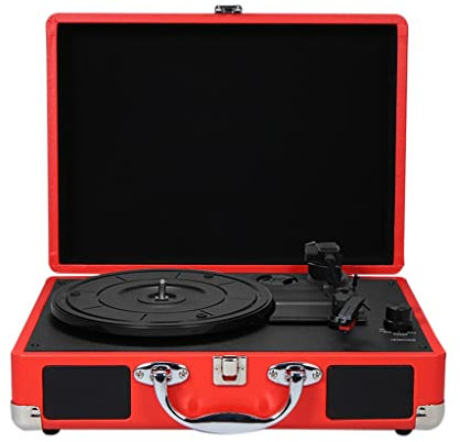 ROLTIN Phonographe Portable Vintage 33/45/78 TR/Min, platines Vinyle LP, Lecteur Phono, Gramophone, Haut-Parleur intégré