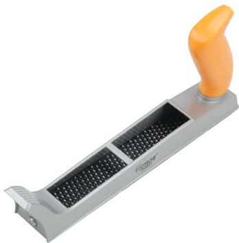 Hoteche kantenhobel 250 * 41MM - Hochwertiges Glättungswerkzeug aus Zinklegierung mit Klingen aus 65Mn-Stahl - Leicht und langlebig - ABS-Griff - Ideal zum Glätten von Gipskarton, Holz und Wänden