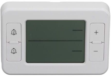 Fdit Digitales Kühlschrank-Thermometer, 2 Sensoren, Kabelloses Innen-Außen-Gefrier-Thermometer mit Akustischem Alarm, Präzise Messung für Küche und Zuhause