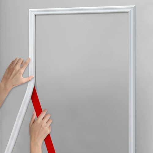 Hungbak 6.1m x 2.3cm Peel und Stick Stuhl Schienenpanel Formgebung, vorgegründet Trim für Heimdekoration & Wandschutz