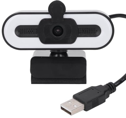 1080P Full HD-Webbkamera med Inbyggd Mikrofon, Plug and Play USB-datorwebbkamera, Strömmande Webbkamera för Stationär PC Bärbar Dator Konferenser Videosamtal