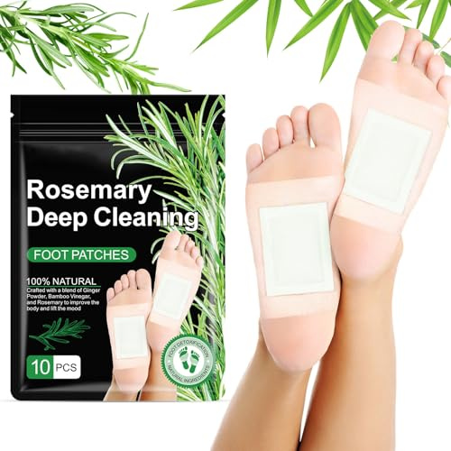 Detox Foot Patch - 10PCS Deep Cleansing Foot Patch, removes toxins and Moisture from The Body, Helps Sleep, relieves Fatigue, enhances Body Metabolism, Health Care Patch, Unisex Product