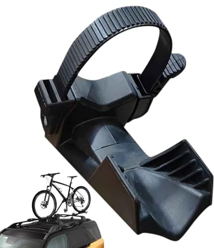 Cuñas de rueda – Bloque de seguridad para bicicleta resistente | Tapones de freno para caravanas | Tapón de rueda delantera diseño duradero para coches, camiones, remolques, caravanas y