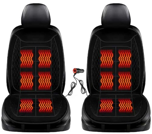 Kosinso Sitzmatte Auto, Winter Autositz Auflage Mit Voller Rückenlehne Autositzbezüge Passend Warm Bequem Weich Plüsch zum Fahren im Winter, Universell Passend (1)
