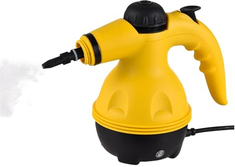 Limpiador a vapor, Máquina de limpieza a portátil de alta temperatura, limpiador a multifunción de 1050W y 350ML for el hogar