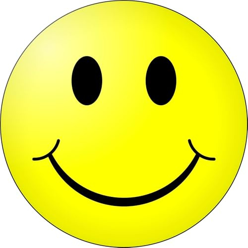 Smiley Runde Tortenaufleger 20CM - Geburtstag Tortenbild Zuckerbild Tortenplatte Oblate Kuchenzuckerplatte