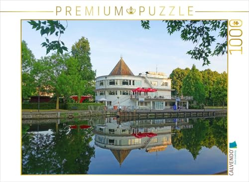 CALVENDO Puzzle Mülheim an der Ruhr: Wasserbahnhof 1000 Teile Puzzle quer | Lege-Größe cm Foto-Puzzle für glückliche Stunden