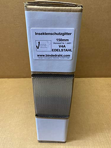 Neu Insektenschutzgitter aus EDELSTAHL V4A 150mm x 5m Vogelschutzgitter