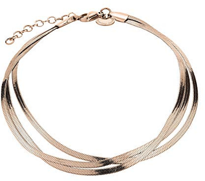 LIEBESKIND BERLIN Damen Sleekchain Fußkettchen– Edelstahl Fußkette in verschiedenen Farben und Längen, größenverstellbar – zeitlos, modern und vielseitig kombinierbares Schmuckstück