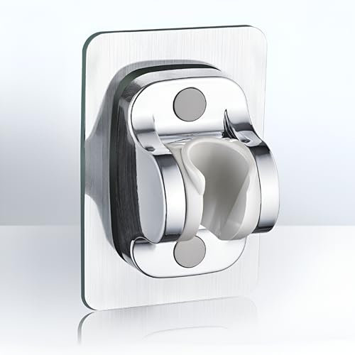 BIGMIX® Soporte Ducha Adhesivo | Fácil de instalar, sin taladro, Ajustable, Resistente, Duradero y Versátil