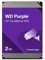 WD Purple 2TB per Videosorveglianza, Hard Disk interno da 3.5”, Tecnologia AllFrame, 180BT/anno, Cache da 64 MB, Garanzia 3 anni