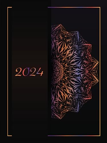 Buchkalend 2024: Kalend 1 Tag Seit 2024, Tagesplaner Din A4, 12 Monate, Terminplan mit Uhrzeit, Zusätzlich zu Feiertagen, To do, wichtigen Notizen