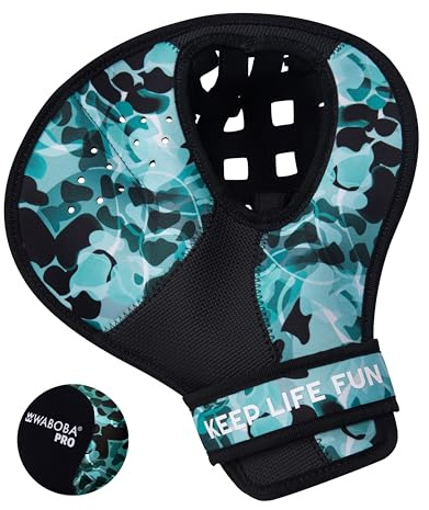 Waboba Catch Water Glove Pro Water Bouncing Ball Set - for Beach Games & Swimming Pool Toys – Baseball Style Mitt for Catching Water Balls – One Size Ambidextrous Design