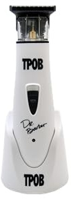 TPOB Ghost X Beard Trimmer Hair Clippers for Men, Professional Hair Trimmer DLC Blade Trimmer Cordless Rechargeable Edgers Clippers Electric Beard Trimmer Shaver for Home use or Barber (Ghost X White)