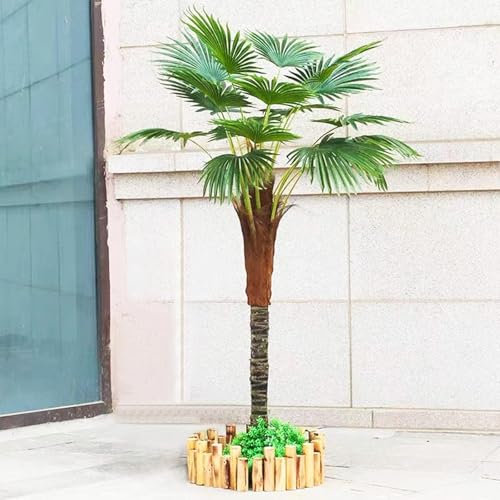 forestalk Faux Palmier pour Le Jardin, Palmiers Artificiels pour L'extérieur, Palmier Tropical Artificiel avec Tronc Debout, Décor De Palmier(Size:1.8m)