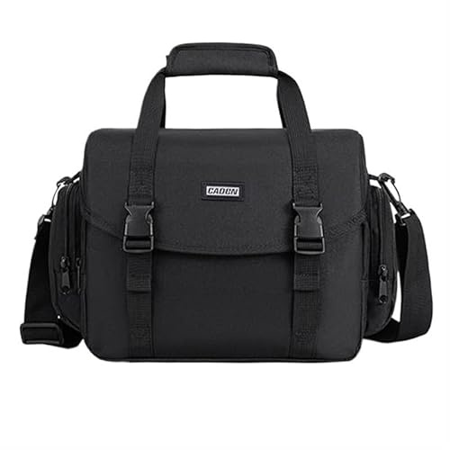 DSLR Shoulder Camera Bag Lightweight Compact Camera Bag Waterproof Shockproof Shoulder Camera Bag Outdoor Portable Photography Backpack DSLR Camera And Lens Camera Bag Adjustable Shoulder Strap(Small