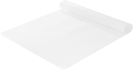 KitchenRaku Silicone Mat for Kitchen Worktop Protector, Nonstick Heat Resistant Countertop Mat, Nonskid Placemat, Craft Mat, Table Mat (Transparent, 40x30cm)