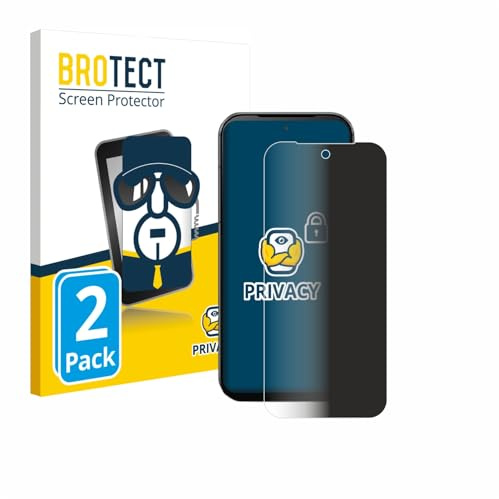 brotect Protection Anti-Espion pour Fairphone 5 | 2 Pièces Anti-Spy Protection d'écran Made in Germany Privacy Film Écran de Confidentialité Clair