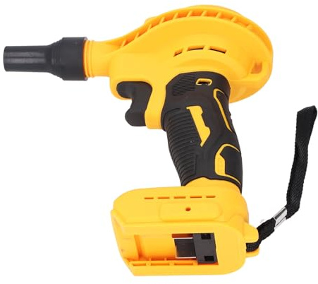Souffleur Électrique 18 V avec Batterie Rechargeable 2000 mAh 8 Niveaux de Vent Turbocompresseur Double Couche pour Nettoyage Filtre à Air, Entretien Radiateur, Soufflage Feuilles Véhicule
