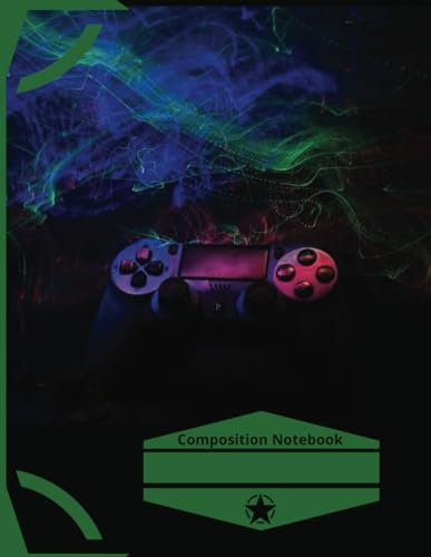 Gaming Composition Notebook: School Notebook for Kids and Young Adults – Wide Ruled | 110 pages | ... epic journey with this ultimate gaming notebook