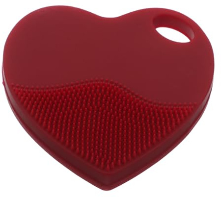 FOMIYES Silikon-massagebürste Für Gesicht Und Kopfhaut Doppelseitig Zum Peeling Und Haarewaschen Ergonomisch Zum Duschen