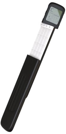 Abaodam Tragbares und Leichtes Ukulele Akkord Übungstool aus Abs für Anfänger Geeignet Praktisches Finger Trainingsgerät als Lernhilfe und Ukulelenzubehör in Schwarz