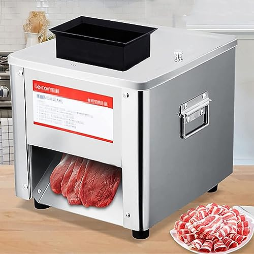 Electric Meat Slicer and Shredder for Home and Commercial Use, Stainless Steel, Easy to Clean, Perfect for Chicken, Fish, Beef, and Vegetables