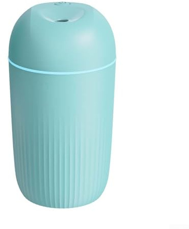 Mini humidificador USB de 420 ml, ideal para mejorar el aire en casa, oficina y coche, diseño silencioso (420 ml, verde)