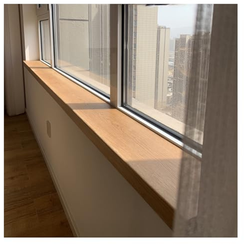 IBOWZ Protector de alféizar de Ventana acrílico Impermeable, Personalizable, de 4 a 20 Pulgadas de Ancho y 35 a 90 Pulgadas de Largo, para Cualquier habitación