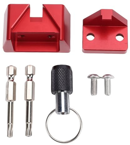 Fafeicy Strumento di Blocco Sicuro per Blocco Porta OBD, Protezione Antifurto, per Auto, SUV, Camion, Trapezio a 16 Pin Rosso