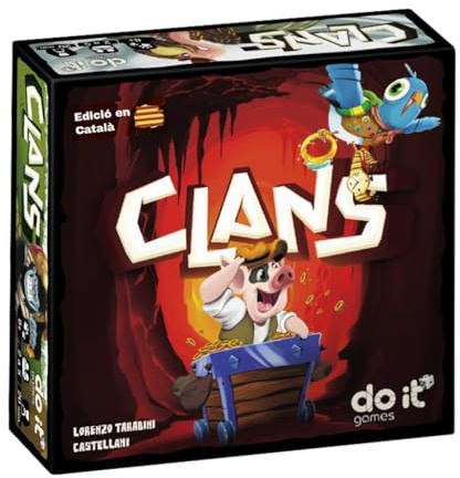 DOIT Games Clans, Brädspel, Från 8 år, från 2 till 5 spelare, 20 per spel, katalanska