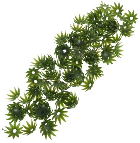 COHEALI Set 100 Calici Base Floreale Verde 2,3 Cm per Steli di Crisantemo Finti, Forniture per Artigianato Floreale e Composizioni Decorative per Matrimoni e Feste